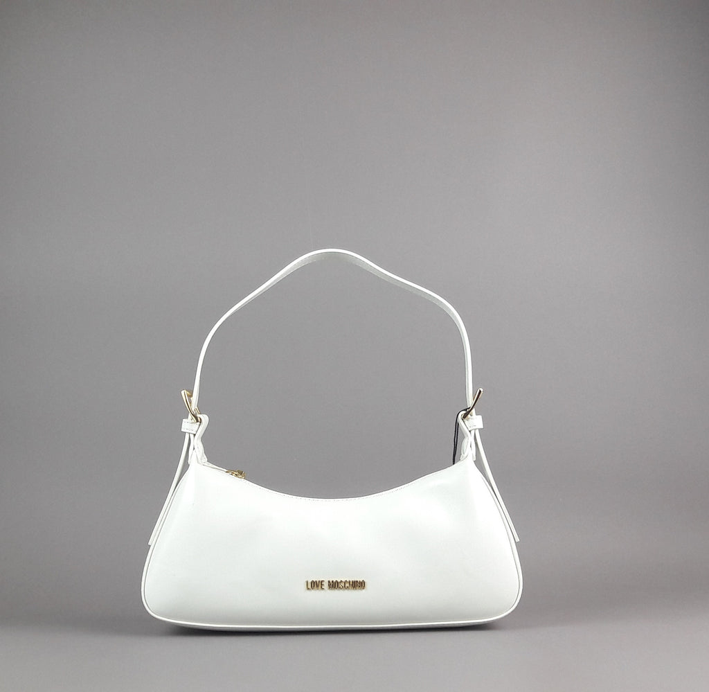Love Moschino Borsa A Spalla Donna Pu Bianco