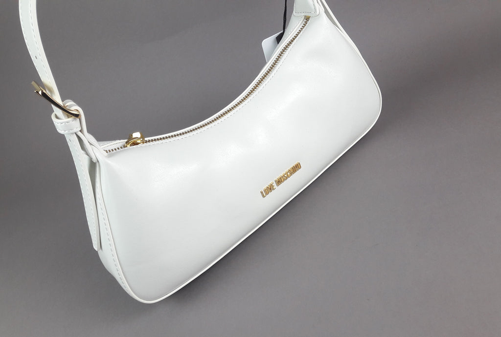 Love Moschino Borsa A Spalla Donna Pu Bianco