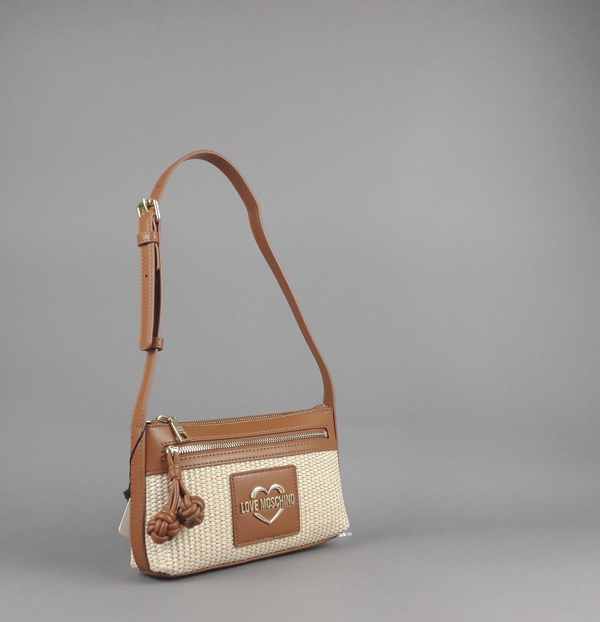 Love Moschino Borsa A Spalla Donna Pu Marrone
