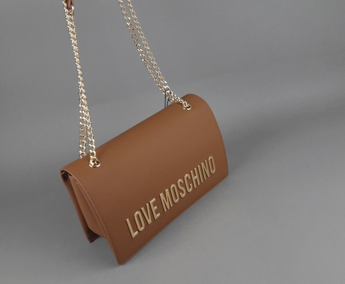 Love Moschino Borsa A Spalla Donna Pu Marrone