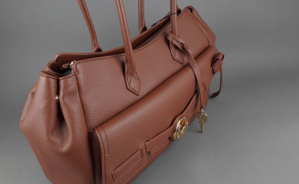 Love Moschino Borsa A Spalla Donna Pu Marrone