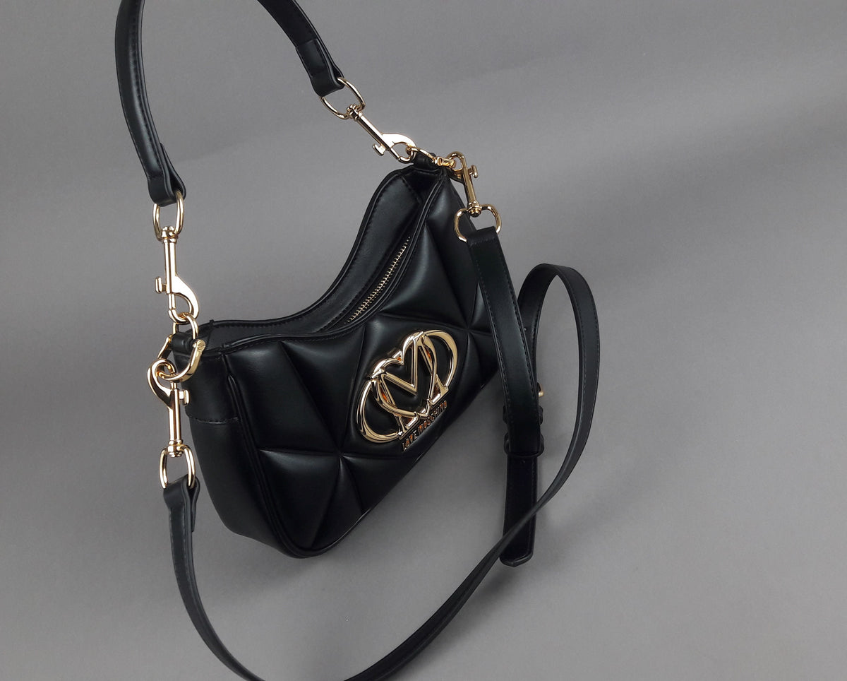 Love Moschino Borsa A Spalla Donna Pu Nero