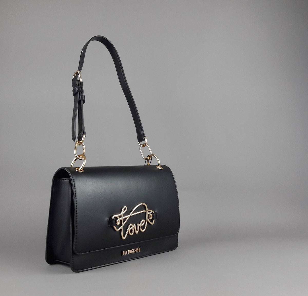 Love Moschino Borsa A Spalla Donna Pu Nero