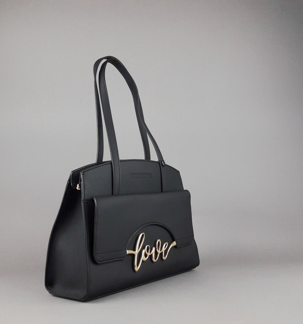 Love Moschino Borsa A Spalla Donna Pu Nero