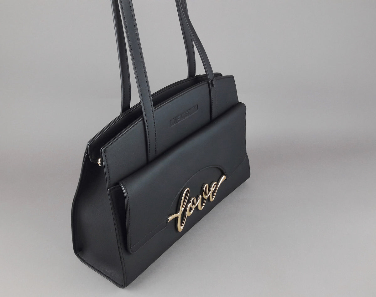 Love Moschino Borsa A Spalla Donna Pu Nero
