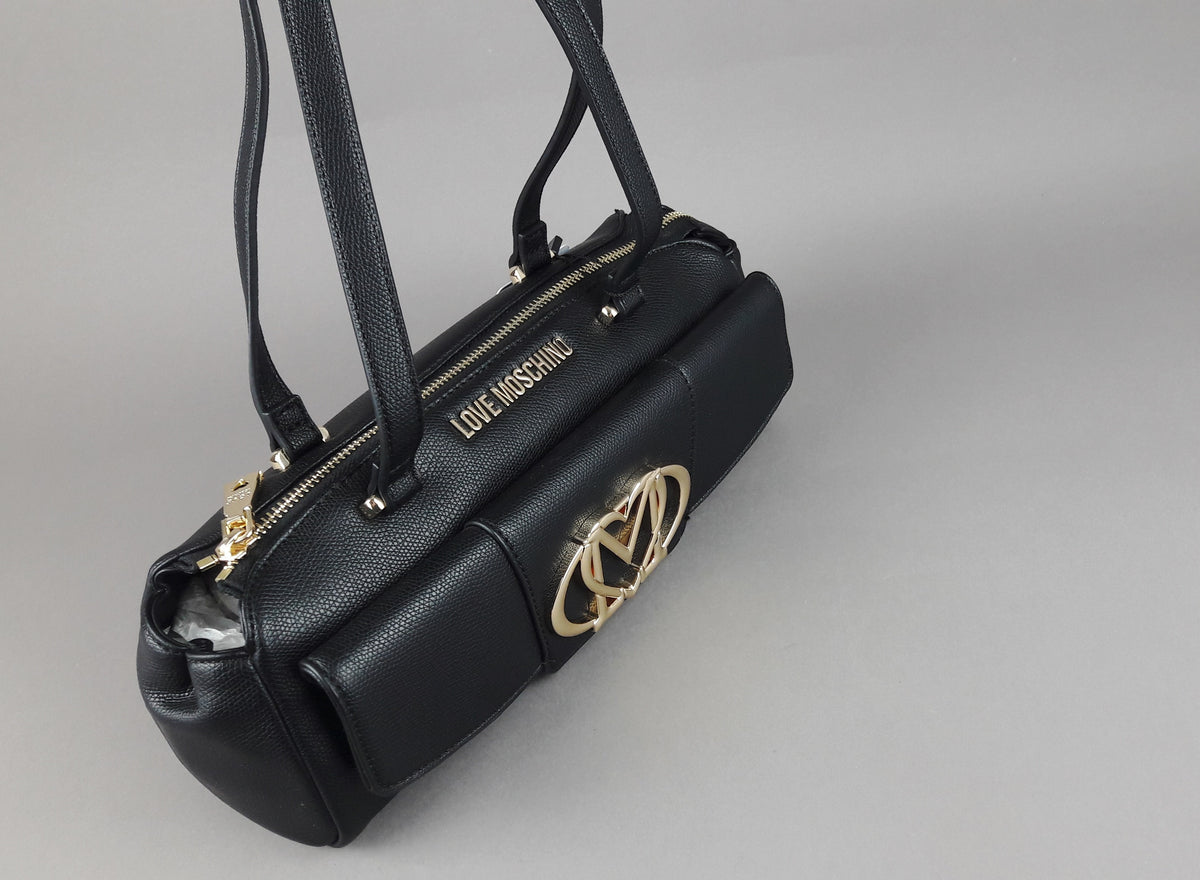 Love Moschino Borsa A Spalla Donna Pu Nero