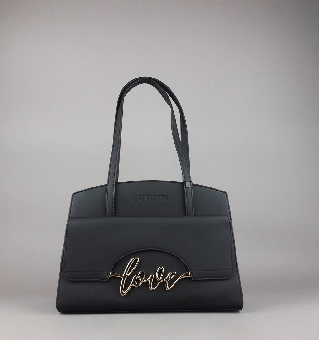 Love Moschino Borsa A Spalla Donna Pu Nero