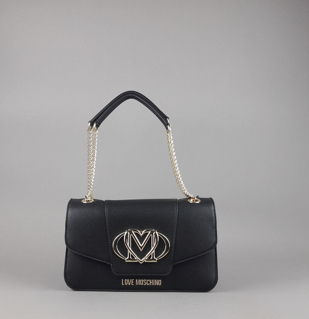 Love Moschino Borsa A Spalla Donna Pu Nero
