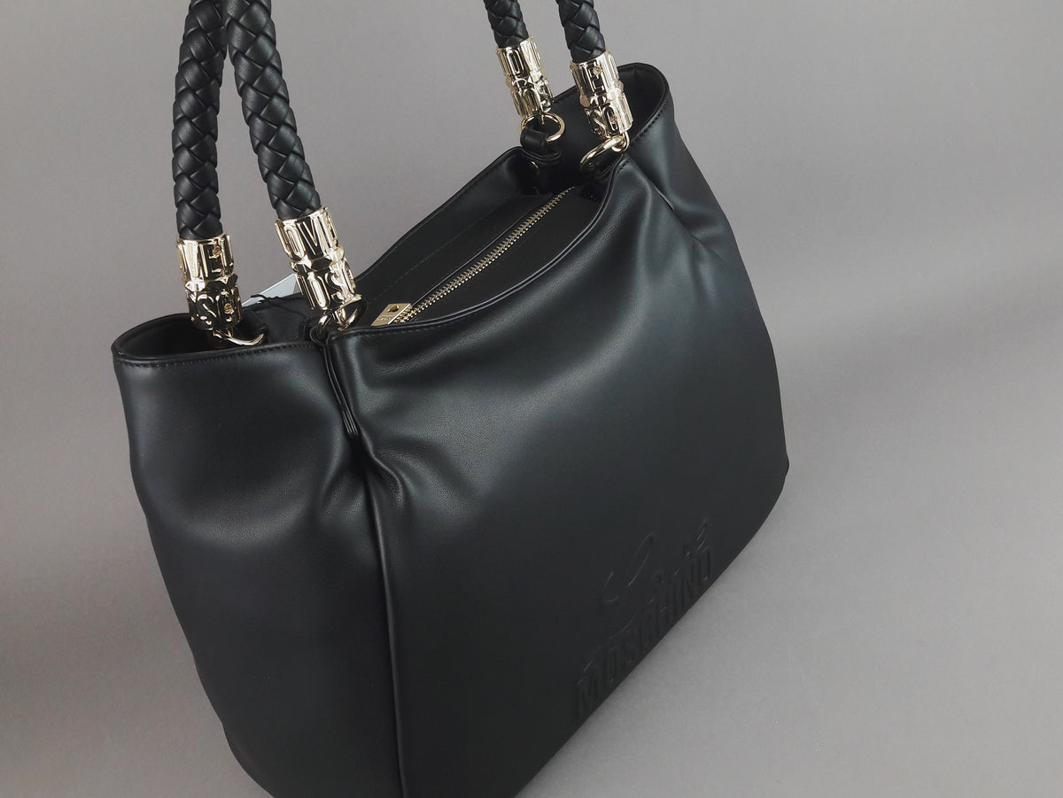 Love Moschino Borsa A Spalla Donna Pu Nero