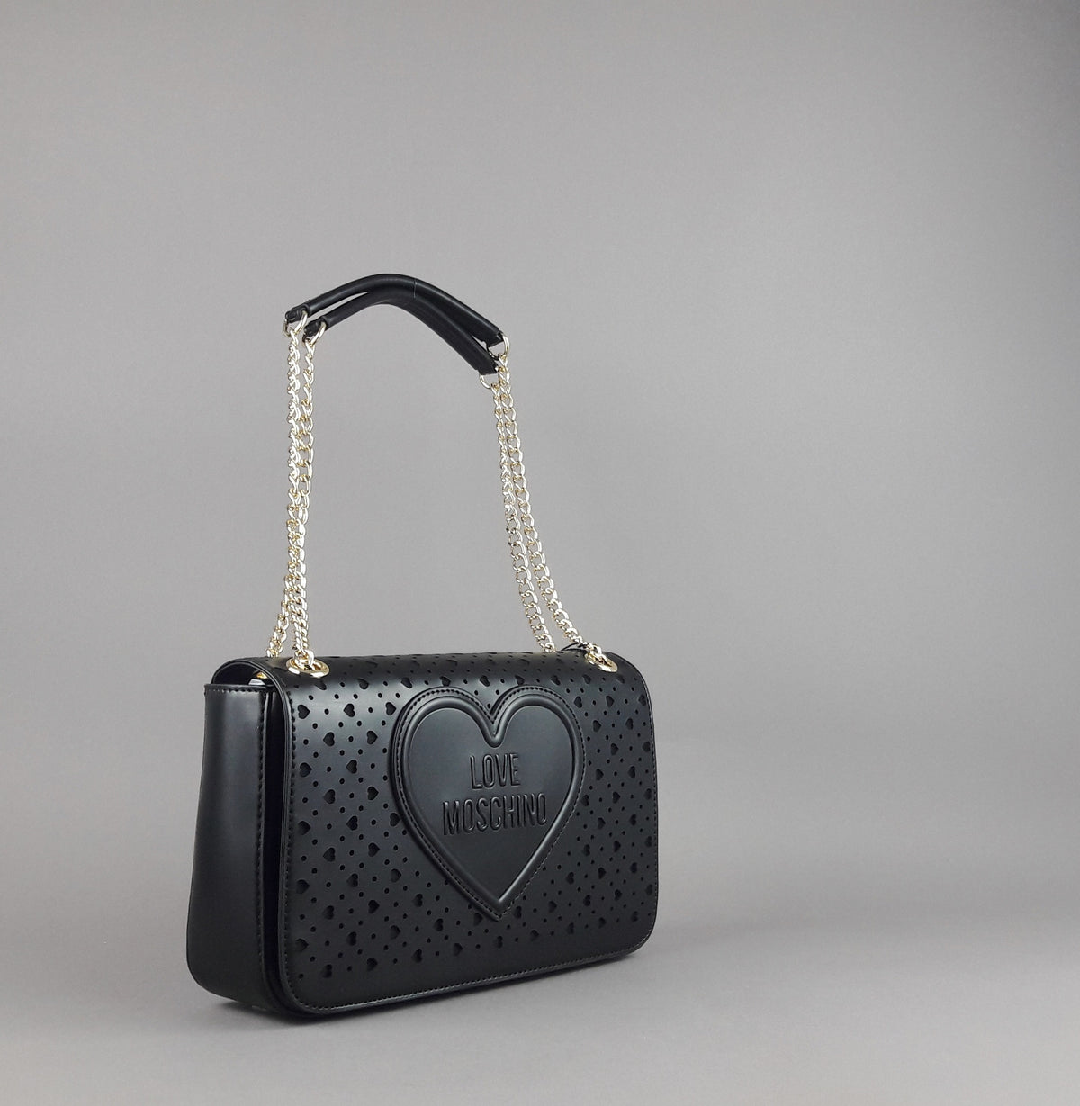 Love Moschino Borsa A Spalla Donna Pu Nero