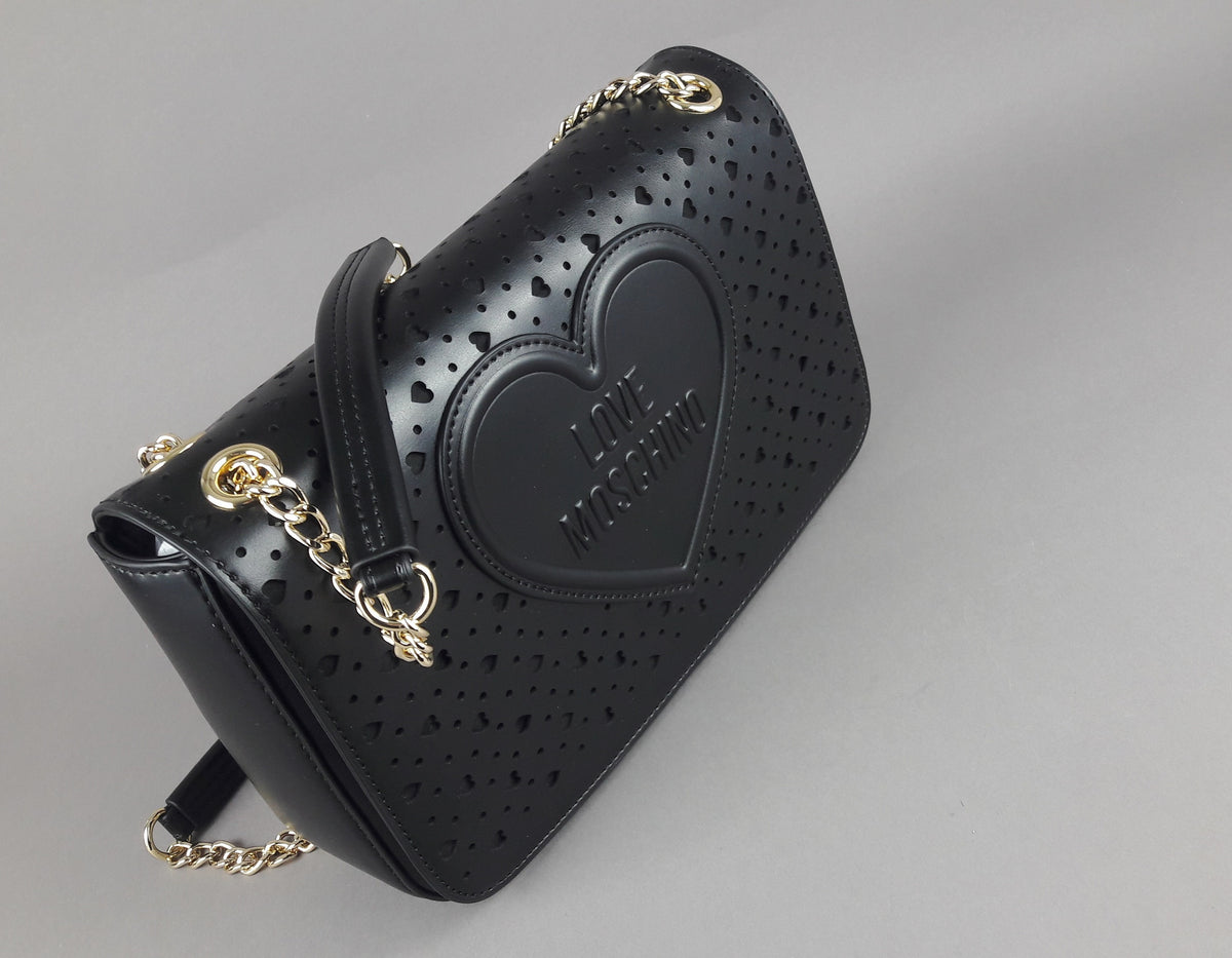 Love Moschino Borsa A Spalla Donna Pu Nero