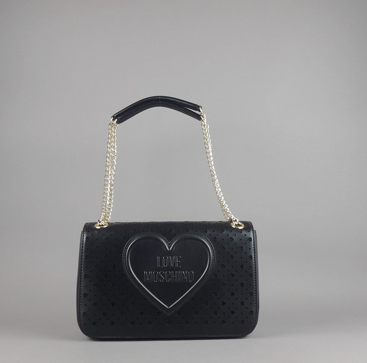 Love Moschino Borsa A Spalla Donna Pu Nero