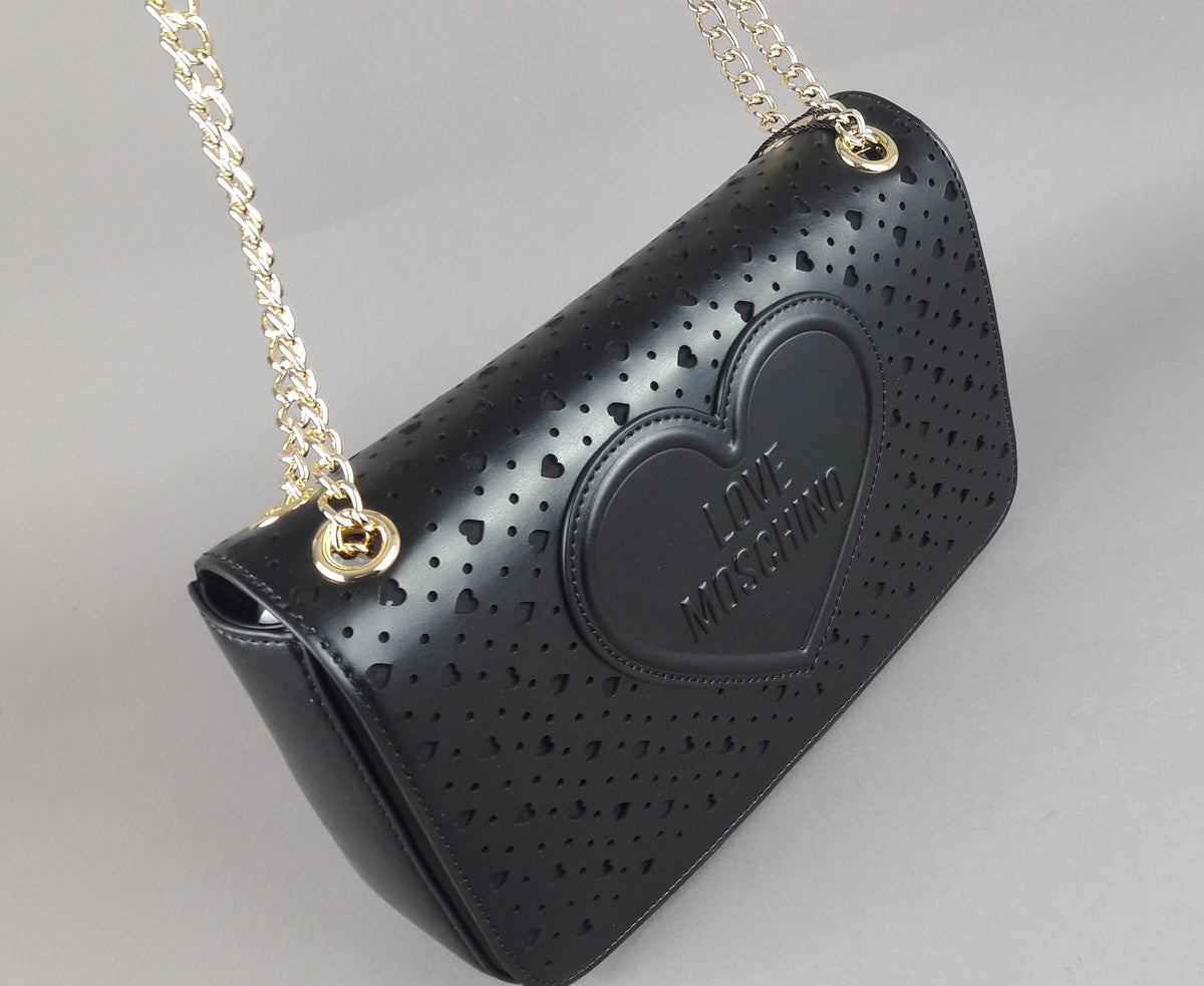 Love Moschino Borsa A Spalla Donna Pu Nero
