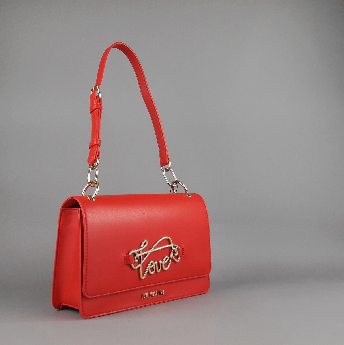 Love Moschino Borsa A Spalla Donna Pu Rosso