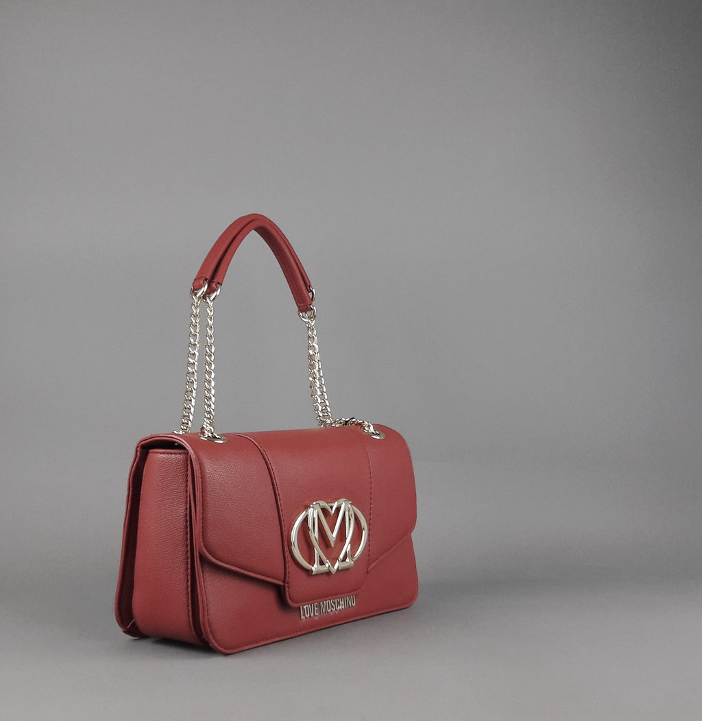 Love Moschino Borsa A Spalla Donna Pu Ruggine