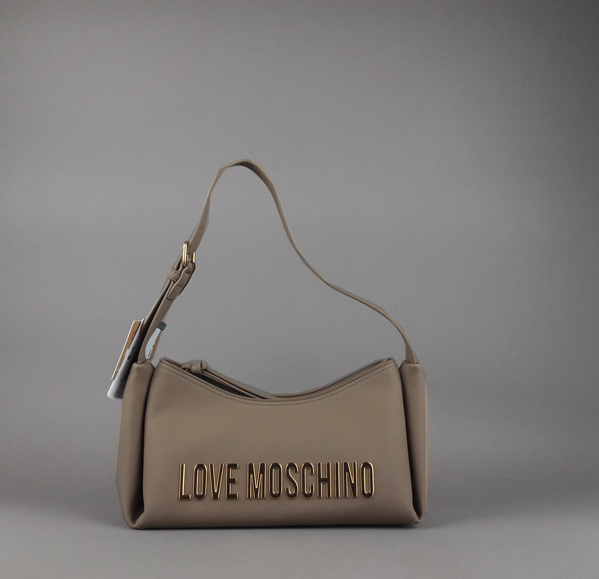 Love Moschino Borsa A Spalla Donna Pu Talpa Scuro