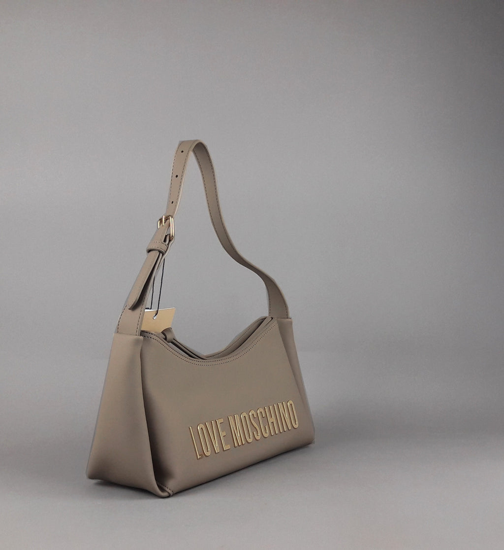 Love Moschino Borsa A Spalla Donna Pu Talpa Scuro