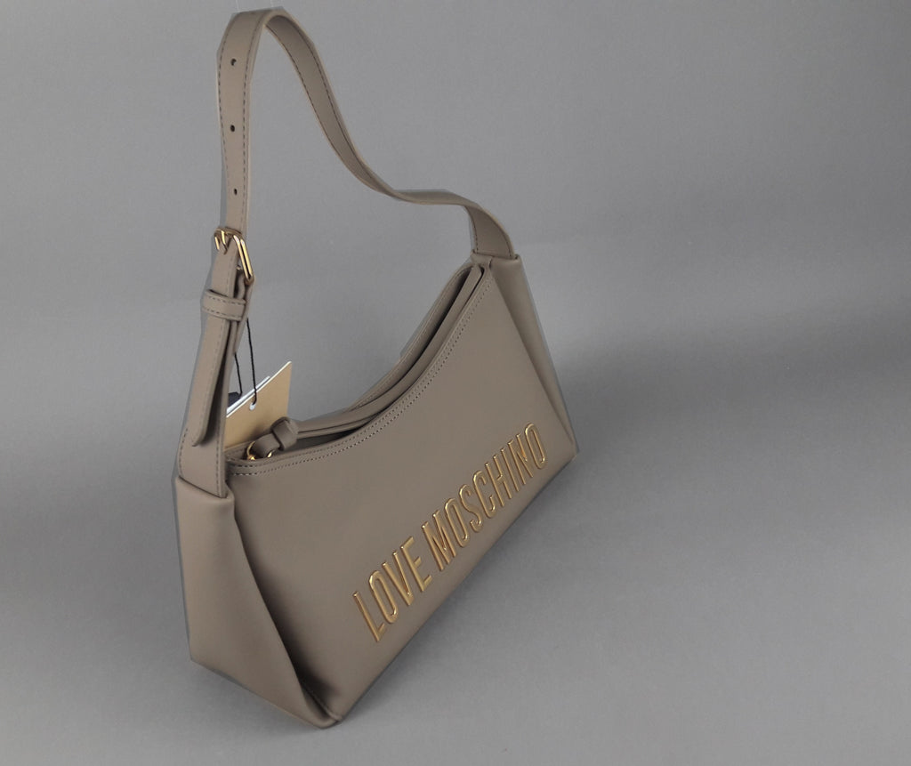 Love Moschino Borsa A Spalla Donna Pu Talpa Scuro