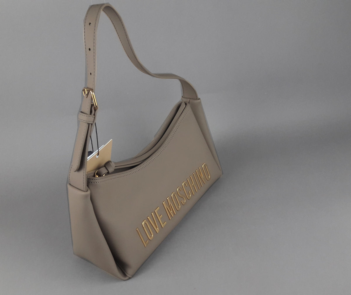 Love Moschino Borsa A Spalla Donna Pu Talpa Scuro