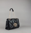 Love Moschino Borsa A Spalla Donna Pu Trapuntato Nero