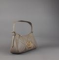 Love Moschino Borsa A Spalla Donna Pu Trapuntato Talpa Scuro