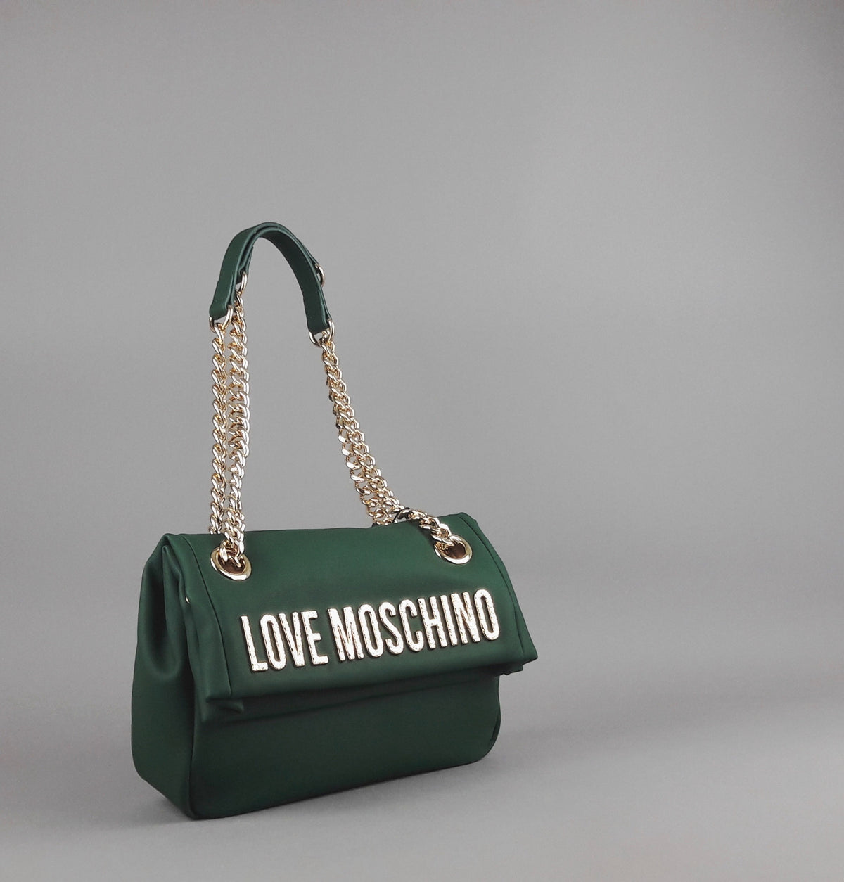 Love Moschino Borsa A Spalla Donna Pu Verde Scuro