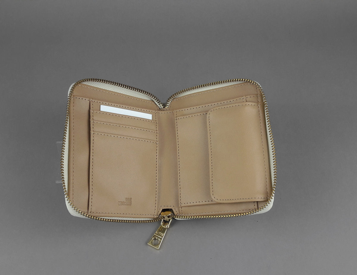 Love Moschino Portafogli Piccolo Donna Pu Avorio