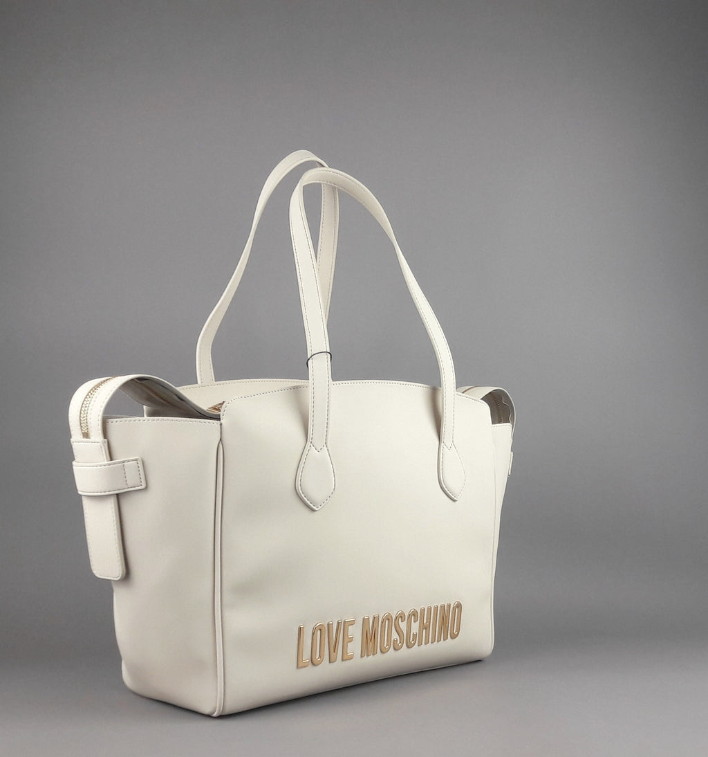Love Moschino Shopper Donna Pu Avorio