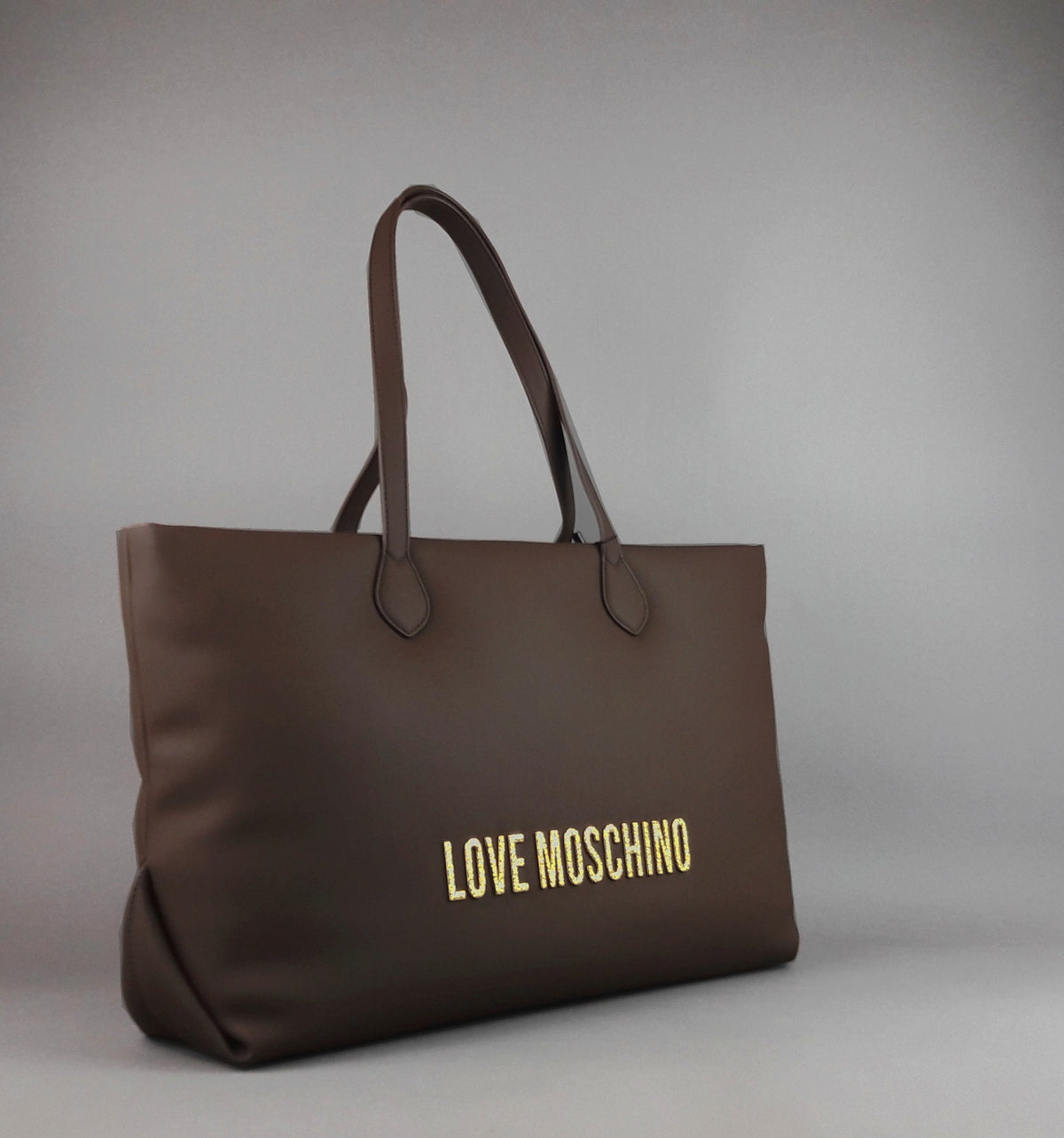 Love Moschino Shopper Donna Pu Marrone Scuro