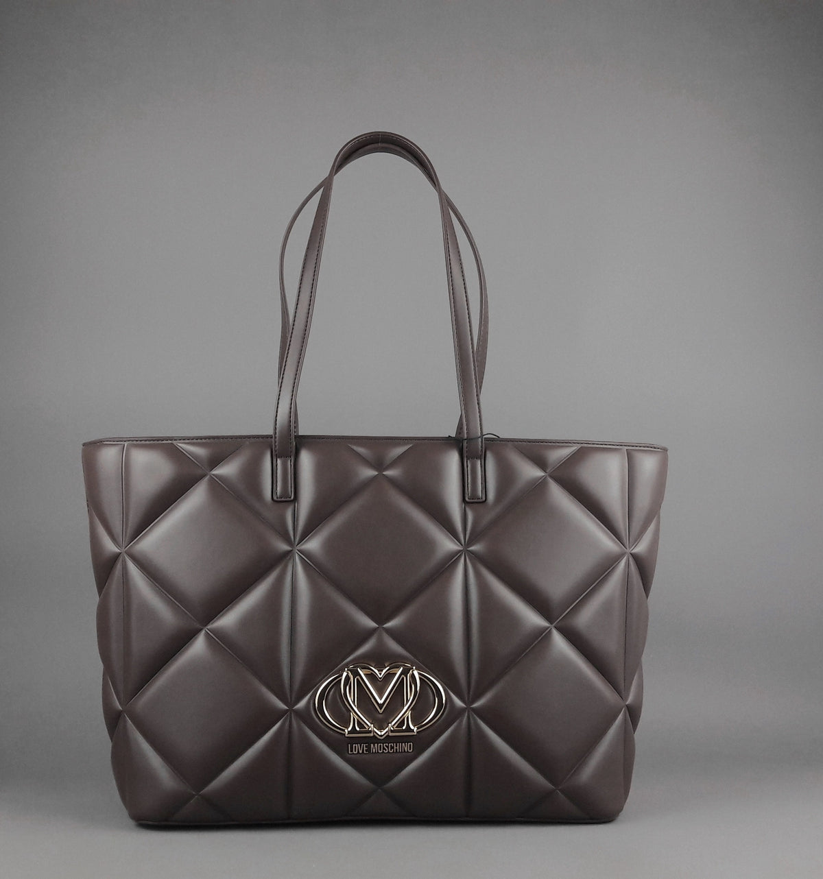 Love Moschino Shopper Donna Pu Marrone Scuro
