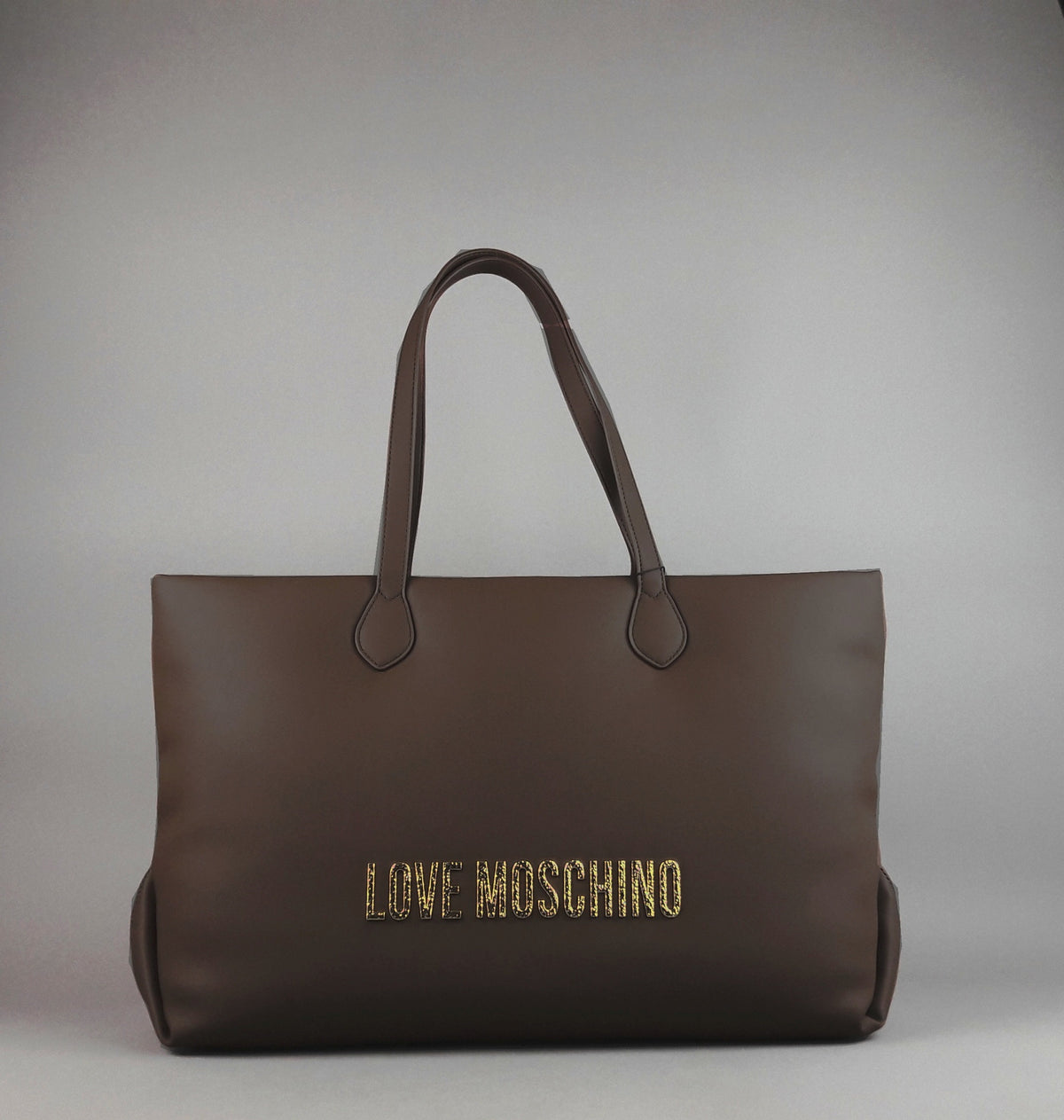 Love Moschino Shopper Donna Pu Marrone Scuro