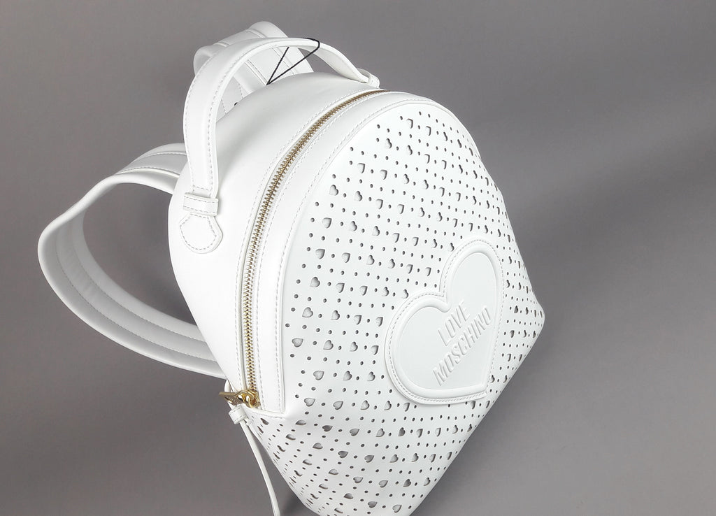 Love Moschino Zaino Donna Pu Bianco