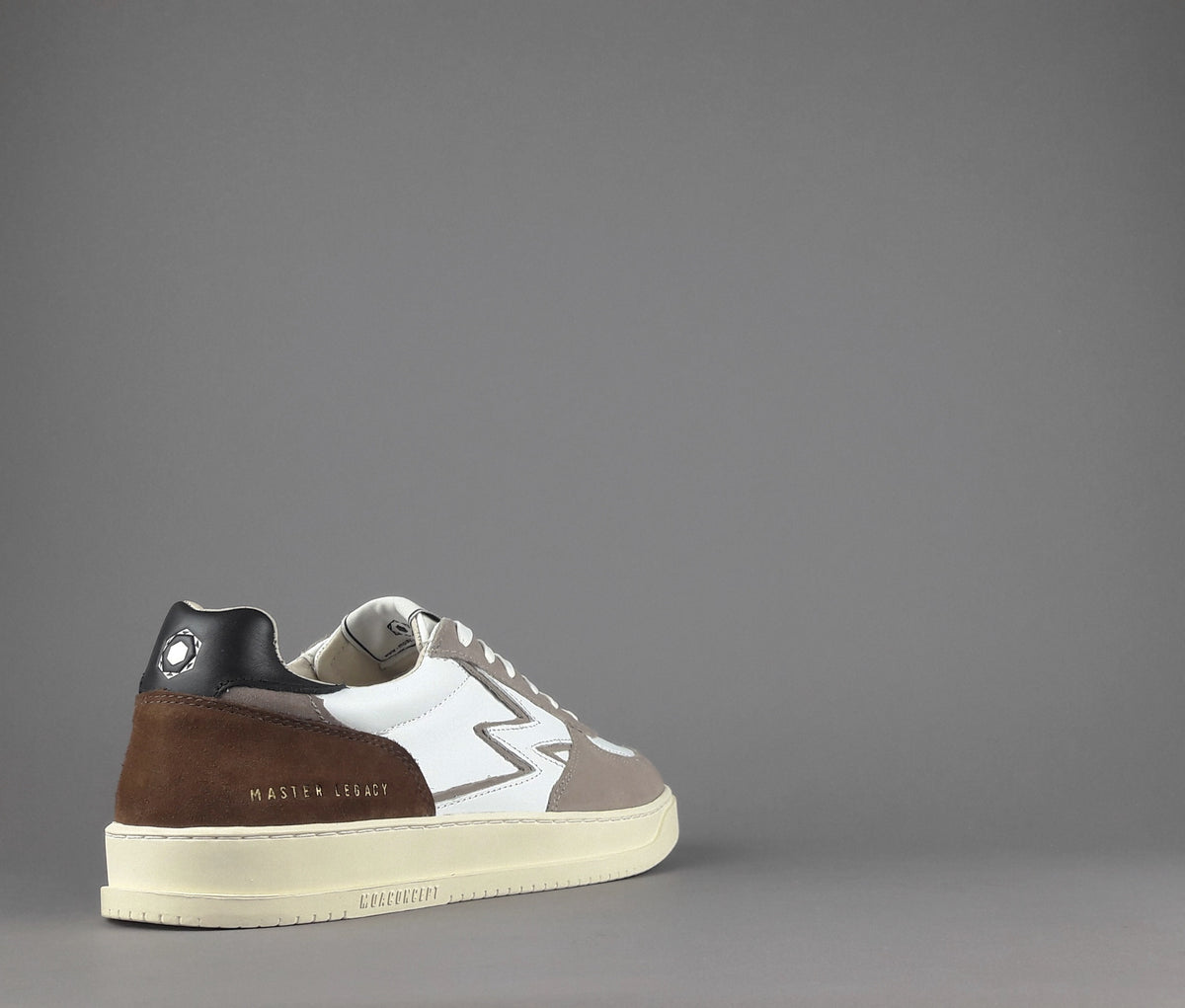 Moaconcept Sneakers Master Legacy Uomo Camoscio Pelle Talpa Bianco Logo Bianco