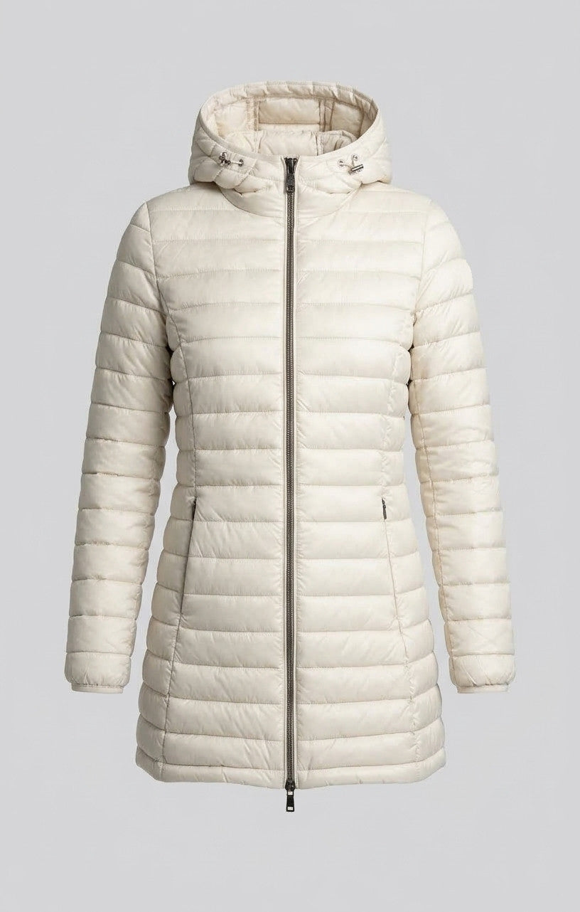 More Piumino Donna Elisabeth Nylon Avorio