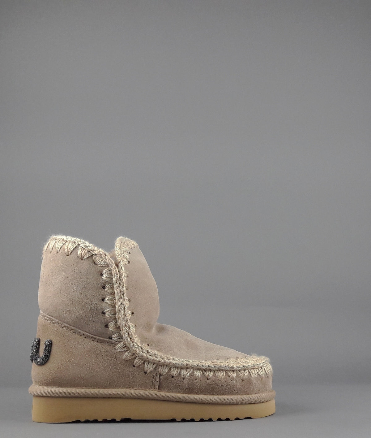 Mou Eskimo 18 Donna Montone Double-Face Carne Logo Glitter