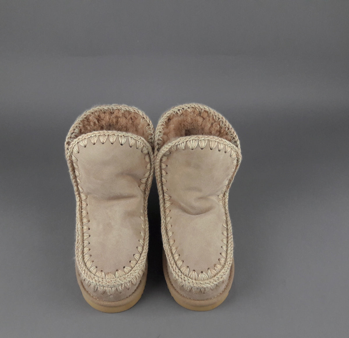 Mou Eskimo 18 Donna Montone Double-Face Carne Logo Glitter