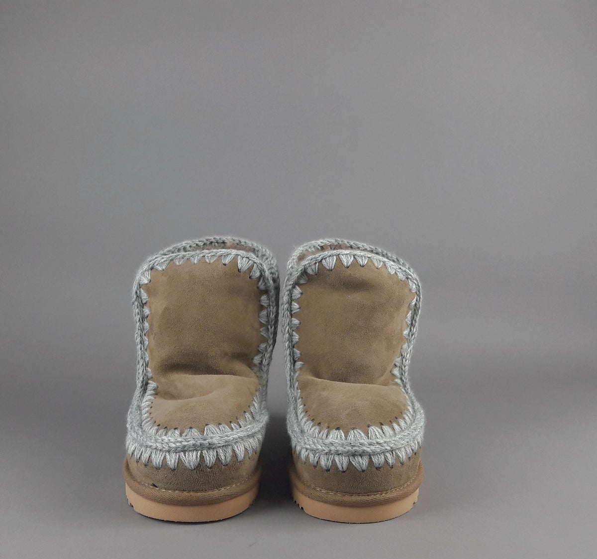 Mou Eskimo 18 Donna Montone Double-Face Talpa Scuro