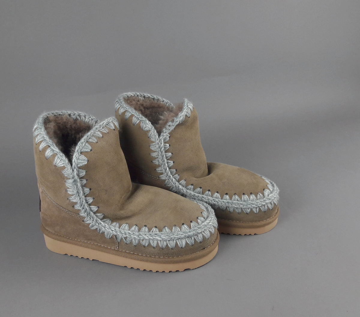 Mou Eskimo 18 Donna Montone Double-Face Talpa Scuro