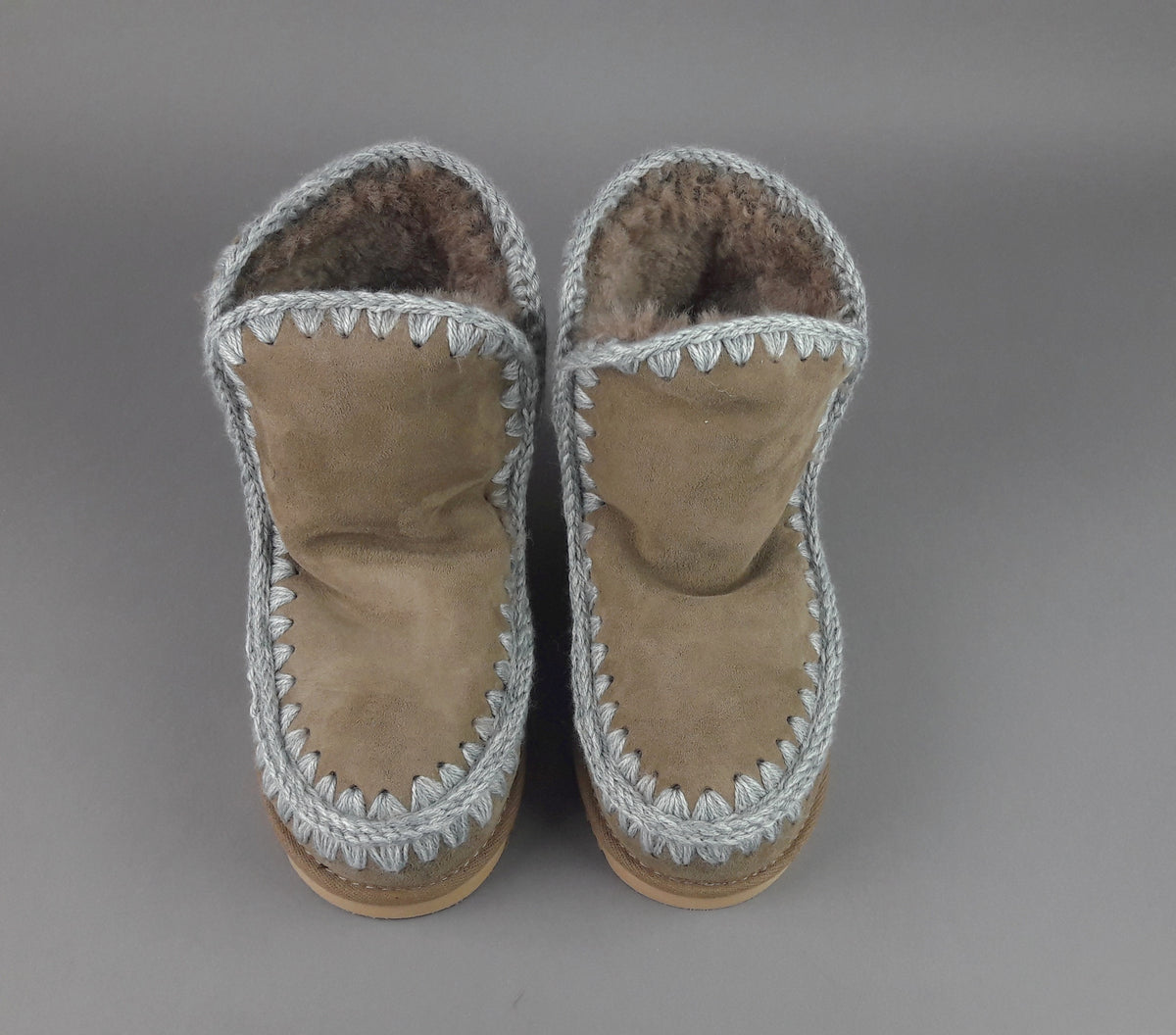 Mou Eskimo 18 Donna Montone Double-Face Talpa Scuro