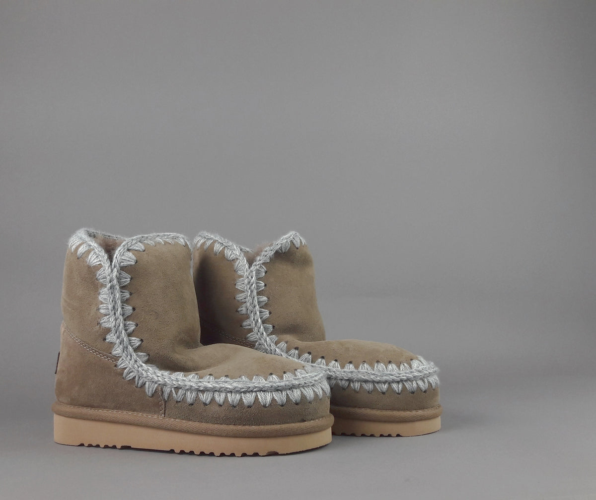Mou Eskimo 18 Donna Montone Double-Face Talpa Scuro