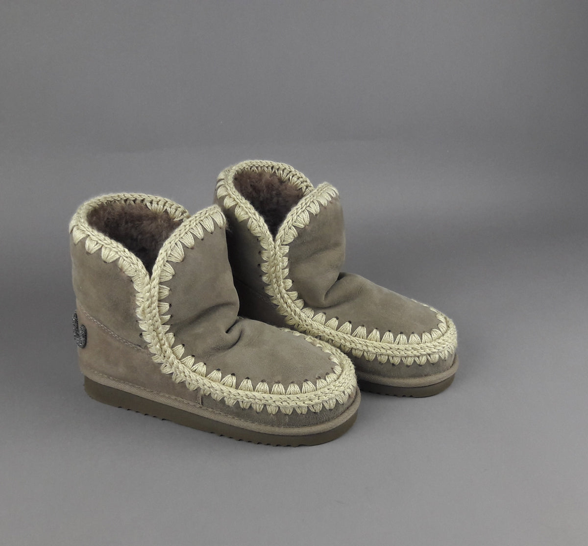 Mou Eskimo 18 Donna Montone Grigio Logo Glitter
