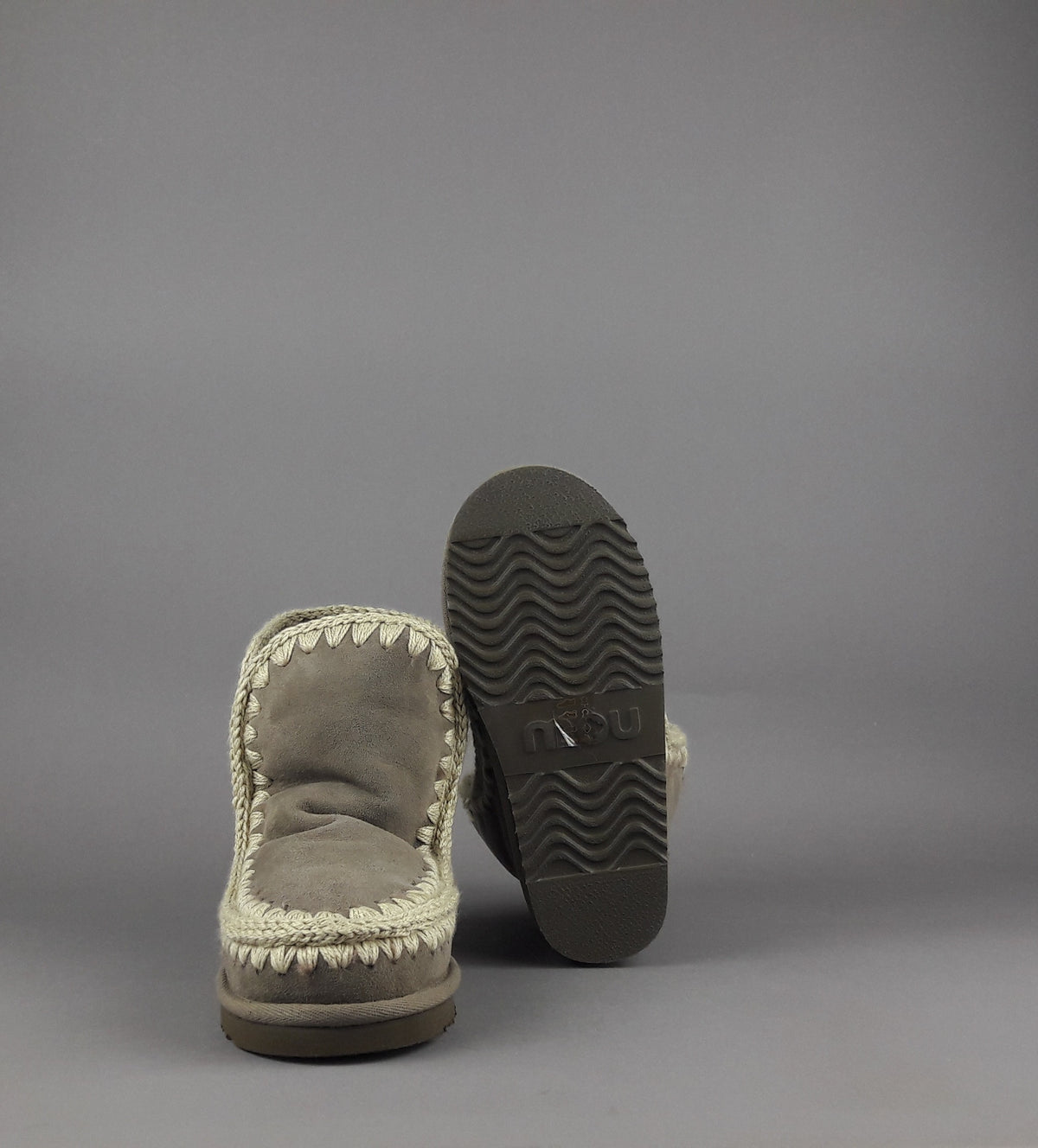 Mou Eskimo 18 Donna Montone Grigio Logo Glitter