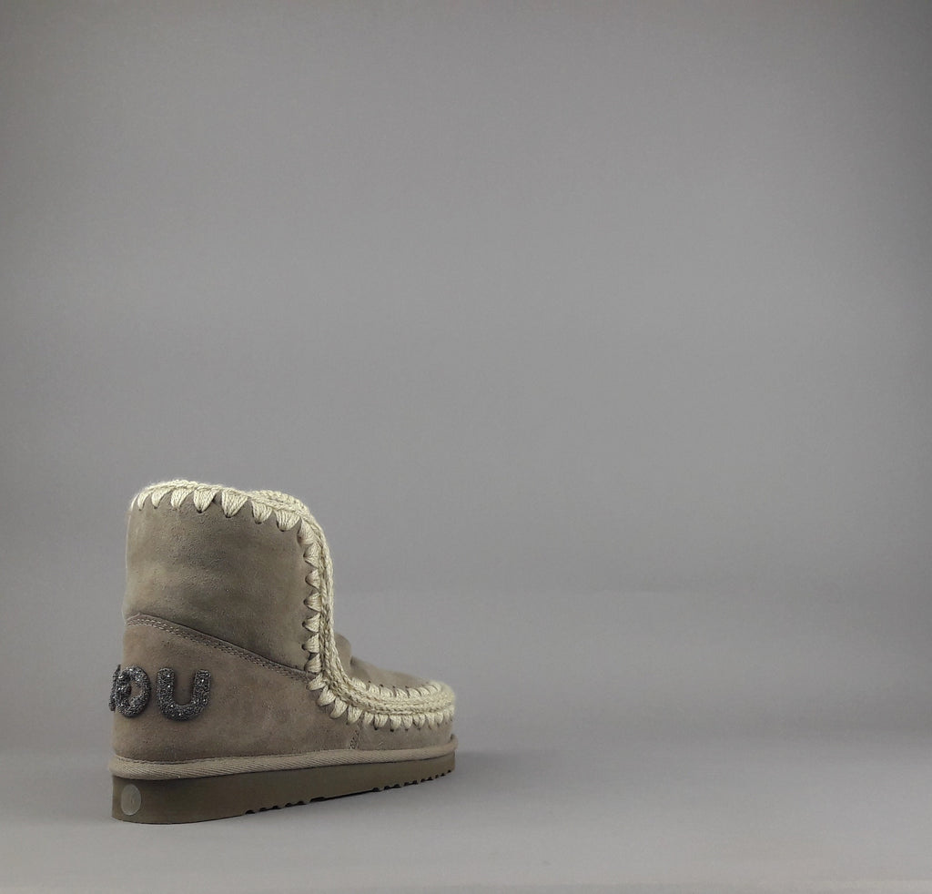 Mou Eskimo 18 Donna Montone Grigio Logo Glitter