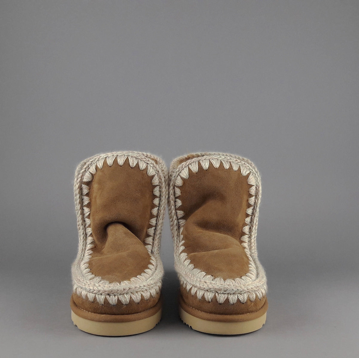 Mou Eskimo 18 Donna Montone Marrone Chiaro Logo Glitter