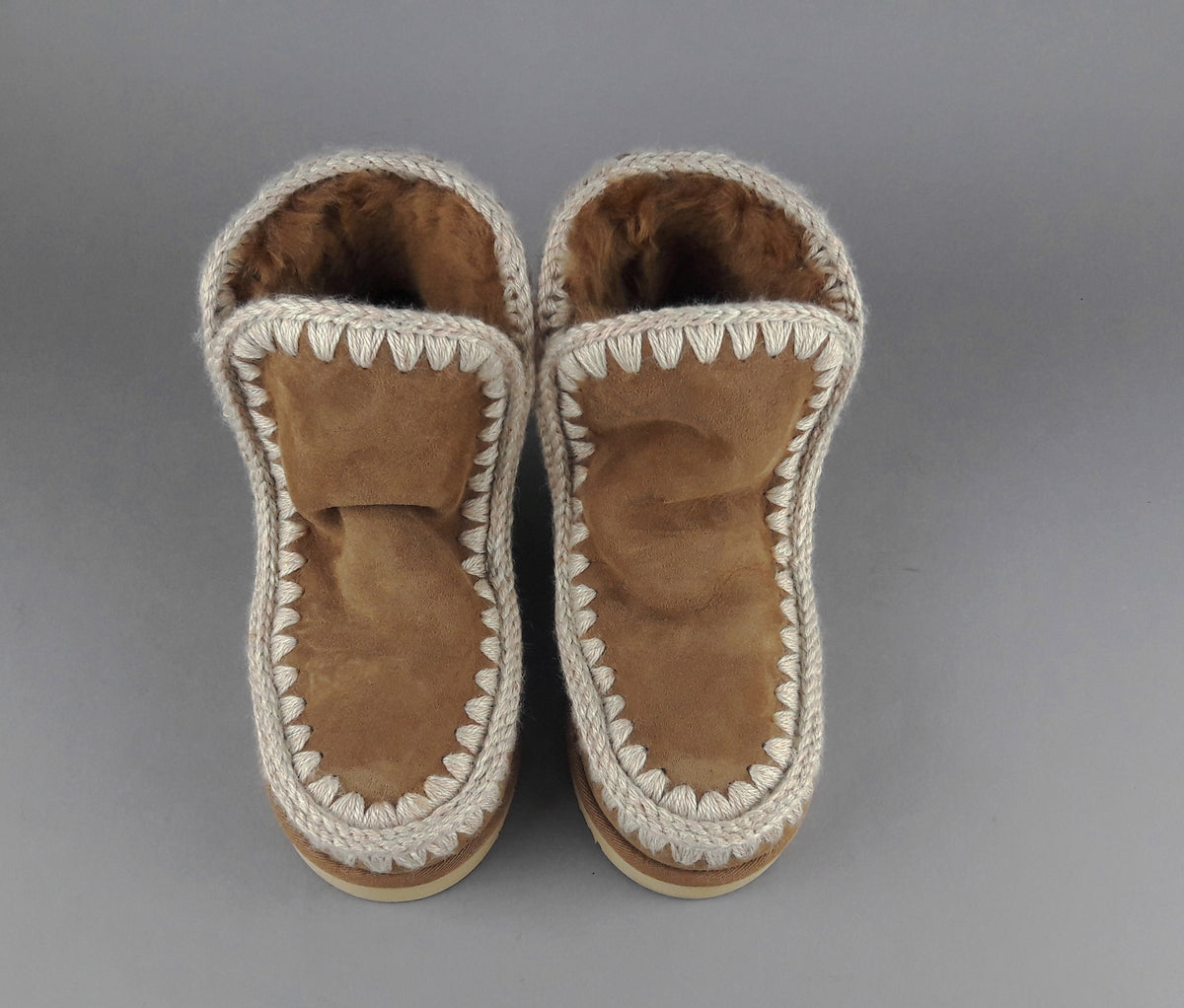 Mou Eskimo 18 Donna Montone Marrone Chiaro Logo Glitter