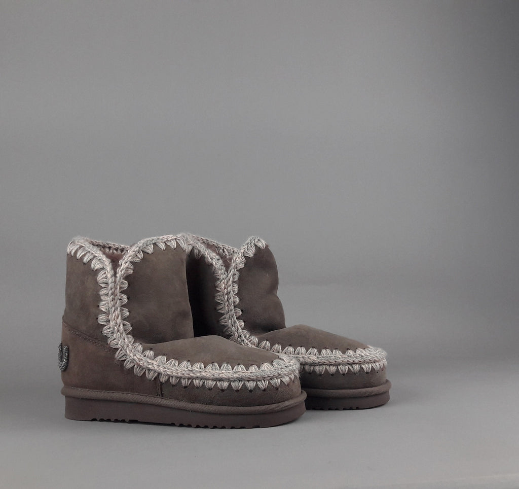 Mou Eskimo 18 Donna Montone Marrone Scuro Logo Glitter