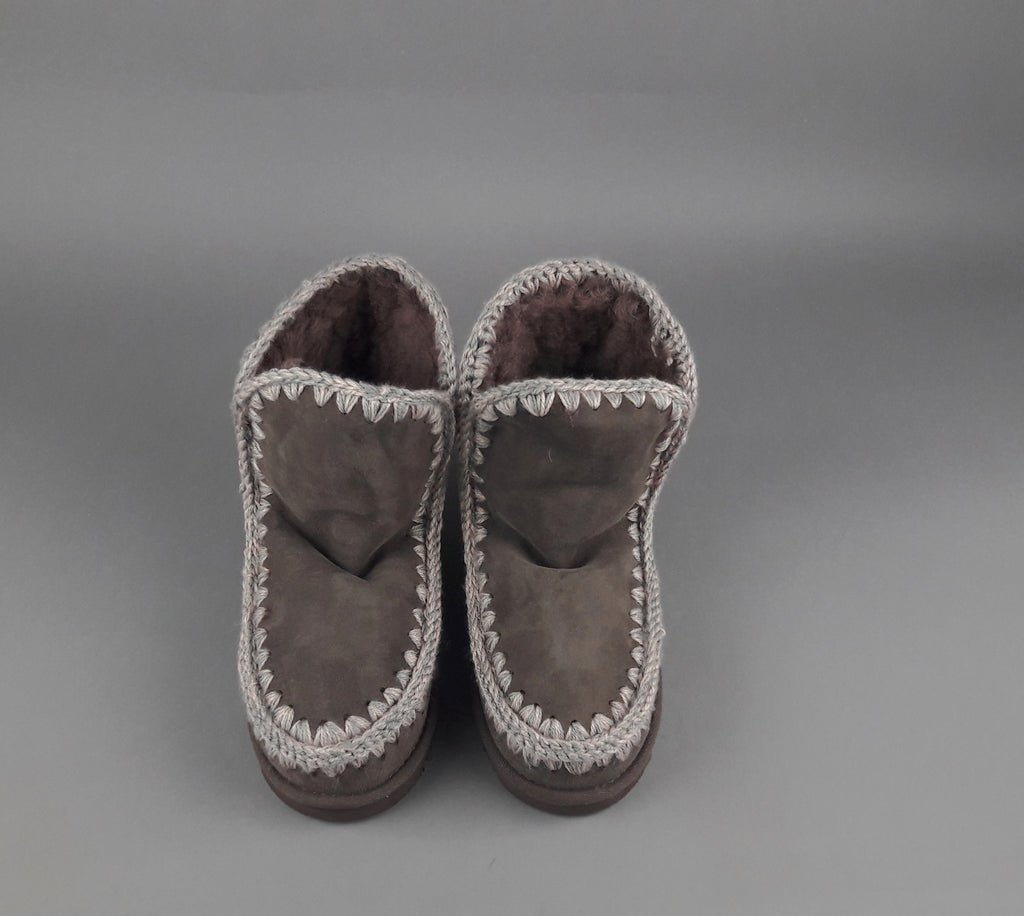 Mou Eskimo 18 Donna Montone Marrone Scuro Logo Glitter