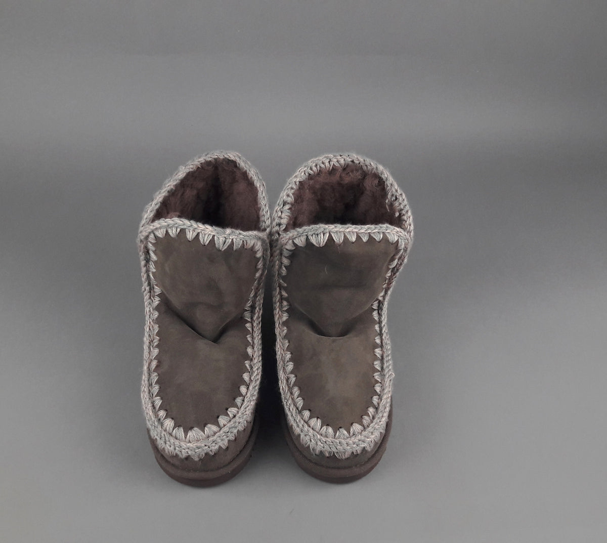 Mou Eskimo 18 Donna Montone Marrone Scuro Logo Glitter