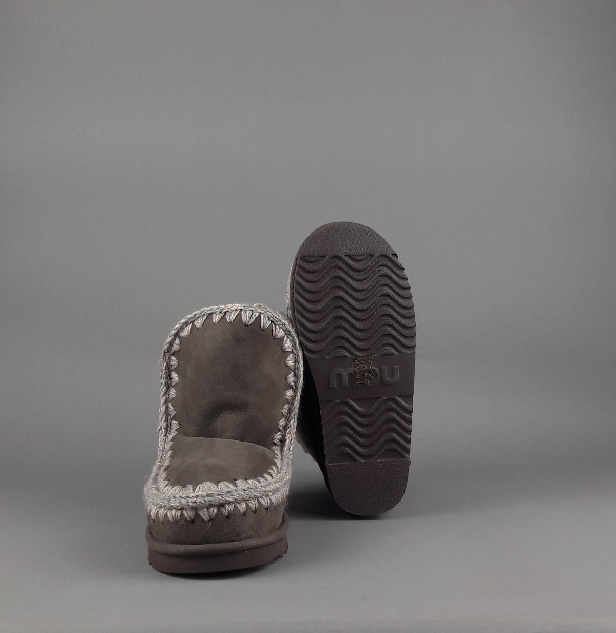 Mou Eskimo 18 Donna Montone Marrone Scuro Logo Glitter