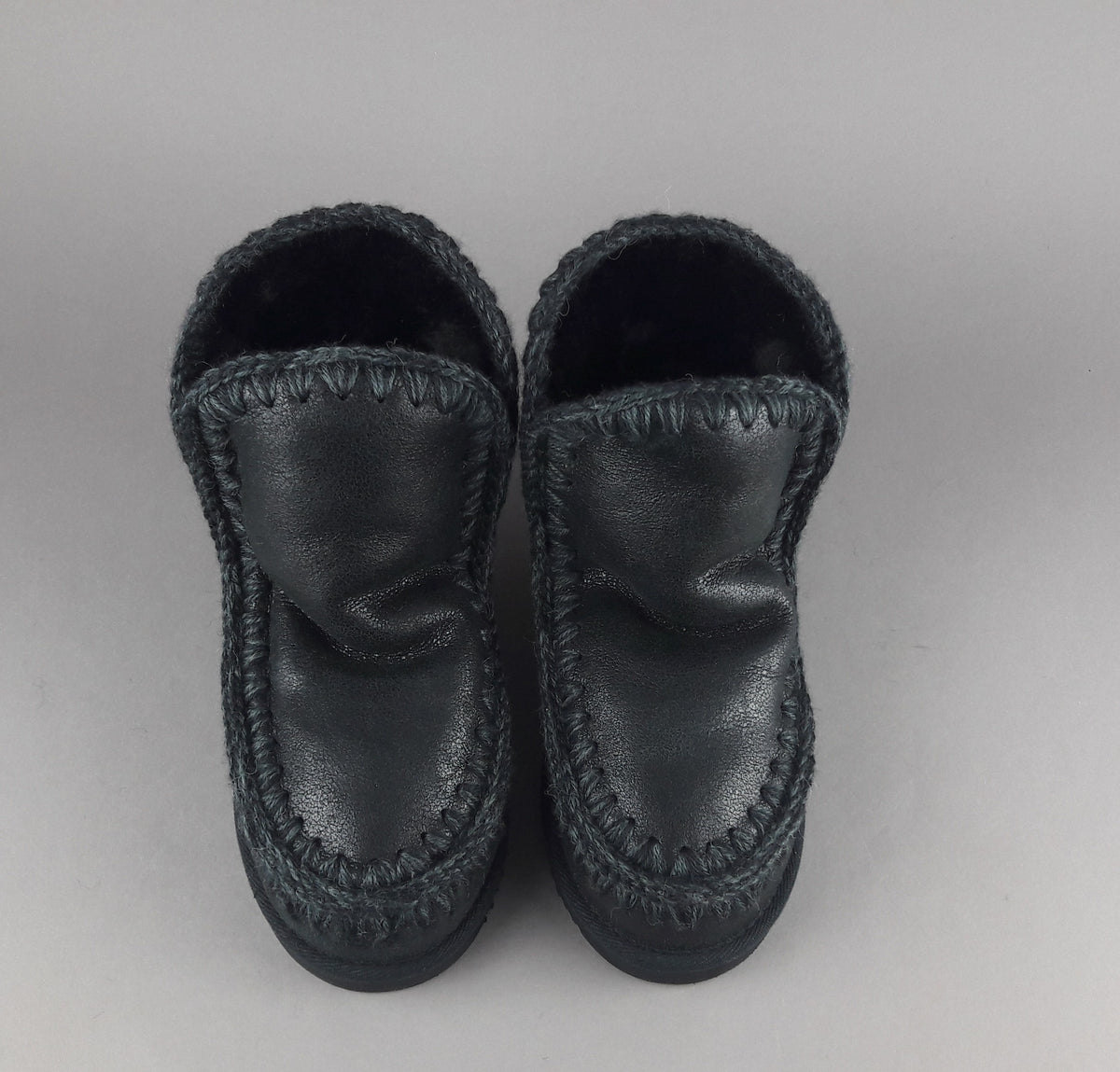 Mou Eskimo 18 Donna Montone Metal Cracked Nero